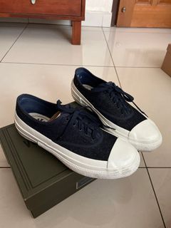(US8.5) Nigel Cabourn Indigo 40s Mix Deck