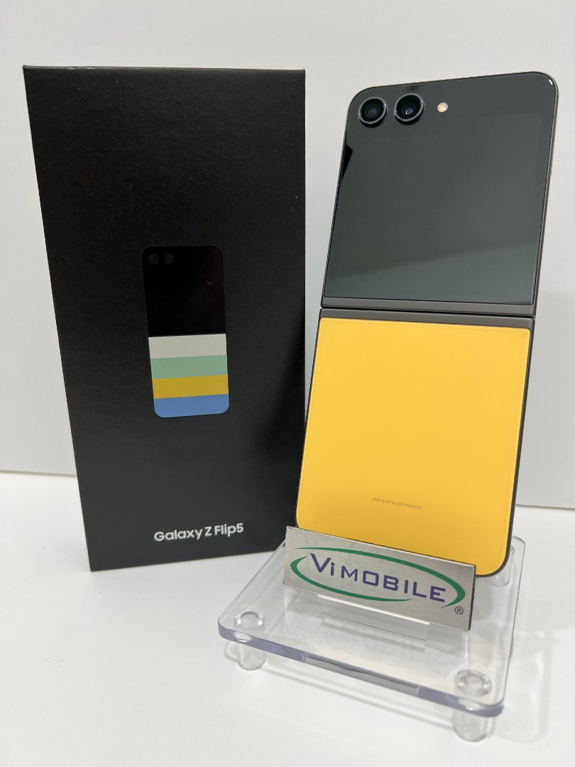 箱付き美品 GALAXY ZFlip5 イエロー 512G 箱付き美品 GALAXY ZFlip5