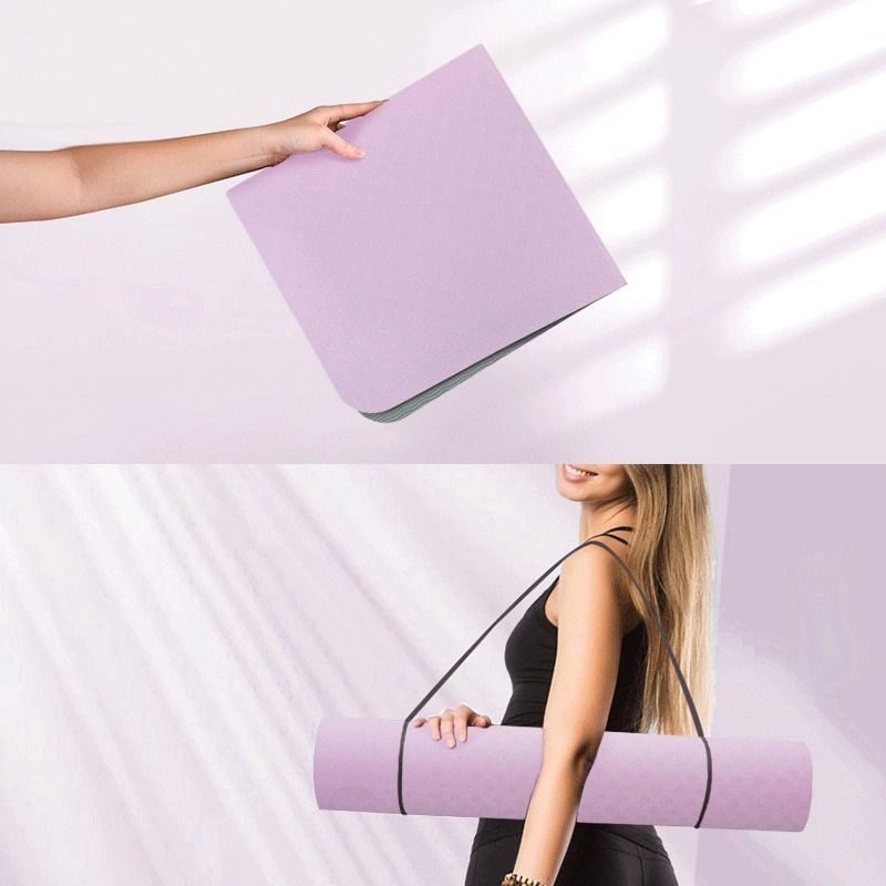 SG FREE 🚚] 183cm x 61cm Anti-Slip Premium Quality TPE Yoga Mat