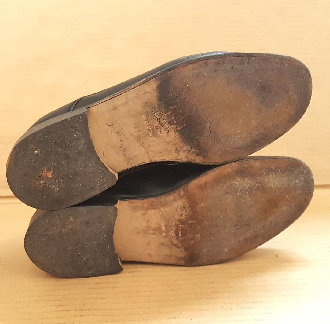Genuine leather sole shoes cheap