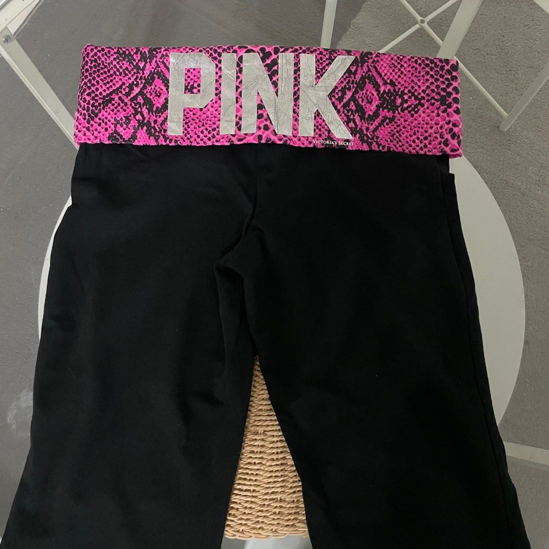PINK VICTORIA SECRET YOGA PANTS, Women's Fashion, Activewear on Carousell