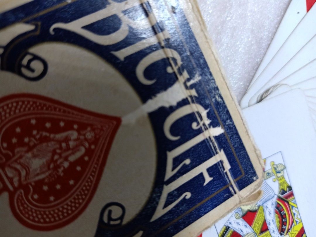 Vintage 2.5"x3.5 Jumbo Index playing card 250 *Y269, Hobbies & Toys