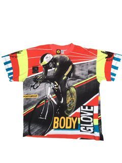 Vintage body glove full printed bicycles championship