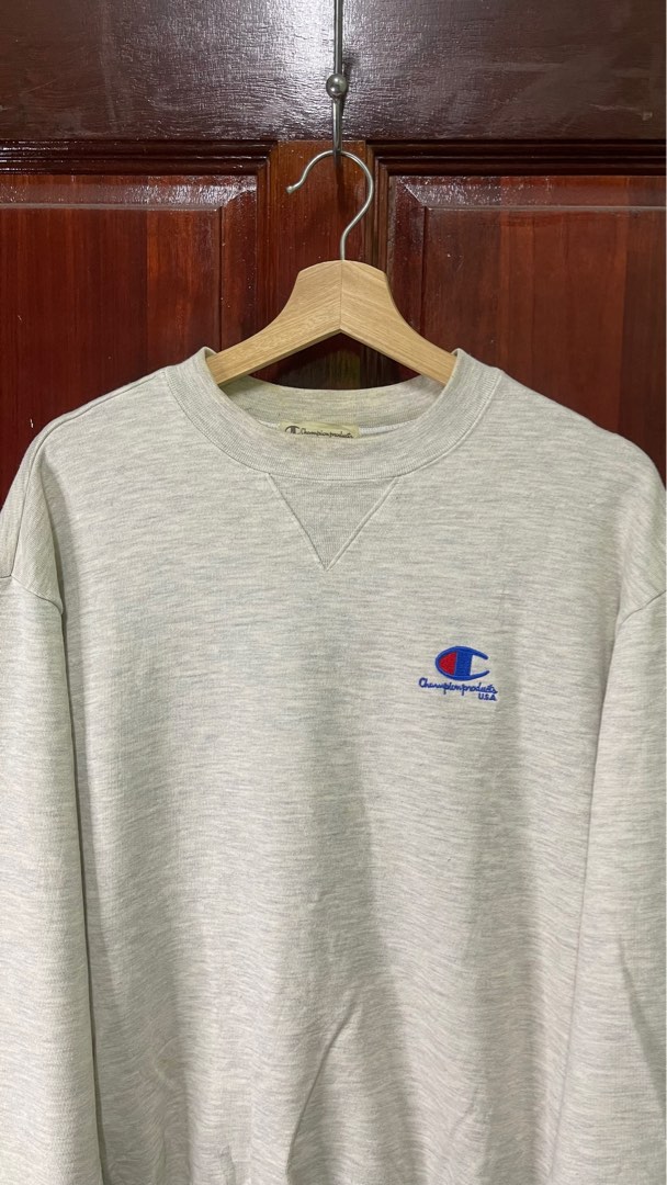 Vintage Champion Sweatshirt, Men's Fashion, Tops & Sets, Hoodies on