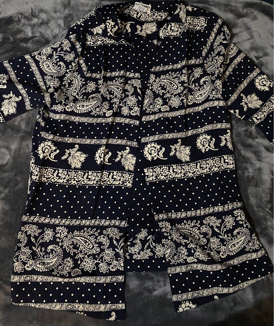 Cardigan with shirt sale attached