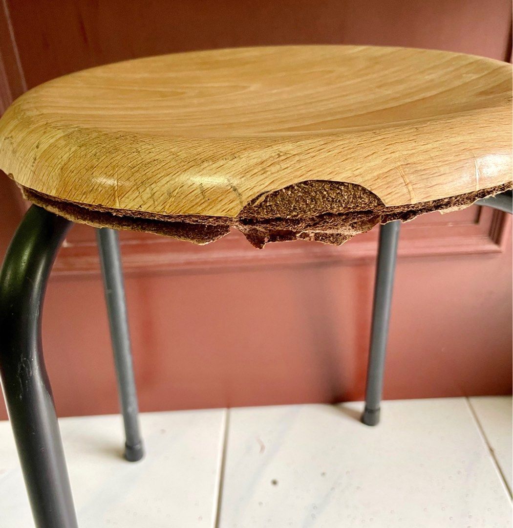 Vintage Retro Chair Sturdy Stool Collectible, Furniture & Home Living ...