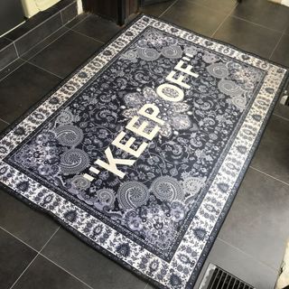 Virgil Abloh x IKEA "KEEP OFF" Rug 200x300 CM Grey/White