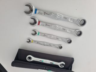 Wera Tools 05073290001 JOKER SET 4 PCS. SB RATCHETING COMBO WRENCH-SET