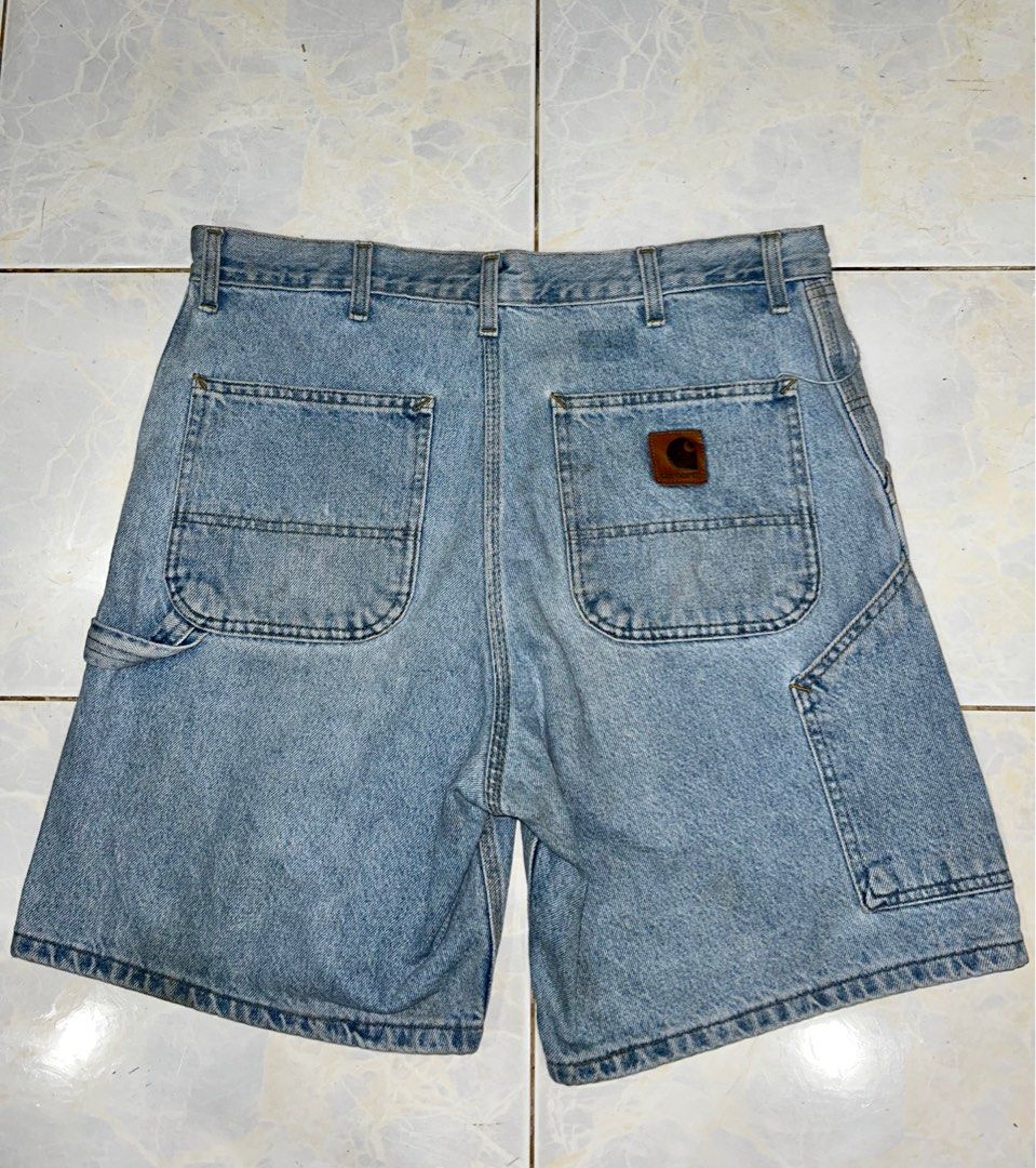 Carhartt denim sales carpenter shorts