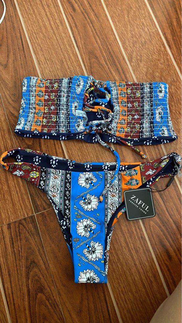 Zaful reversible bikini top