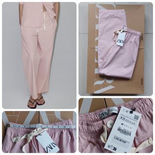 Zara pants light pink