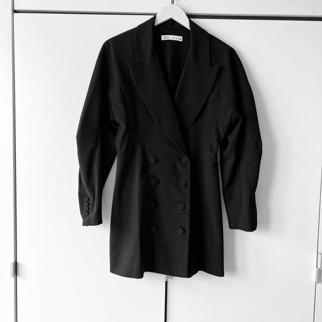 Shawl collar outlet dress zara