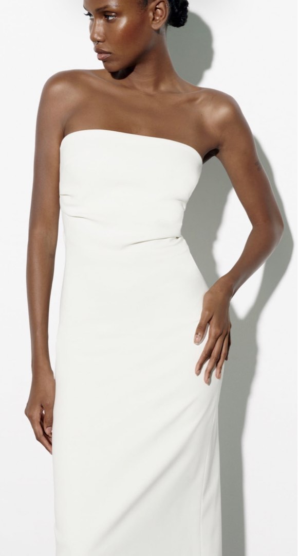 Zara shop ivory dress