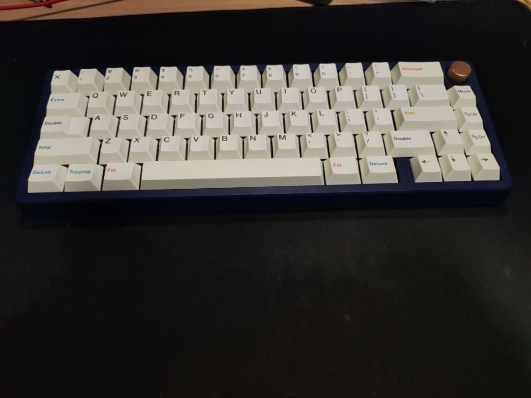 Zoom65 v1 Navy Custom Keyboard, Computers & Tech, Parts & Accessories ...