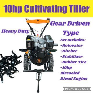 10hp Cultivating Tiller Diesel