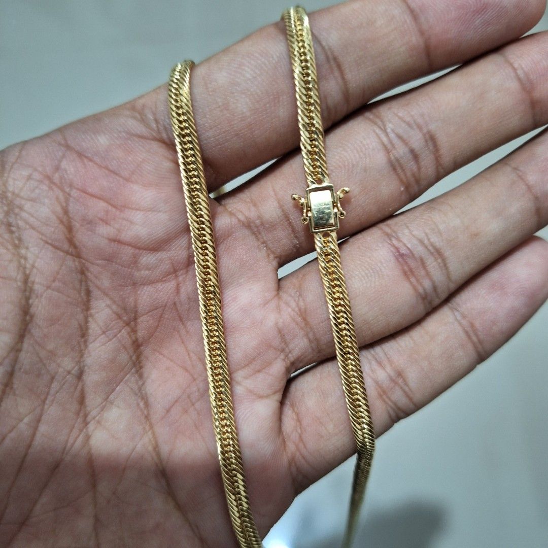 saudi gold necklace for men 18k, Women's Fashion, Jewelry & Organizers,  Necklaces on Carousell