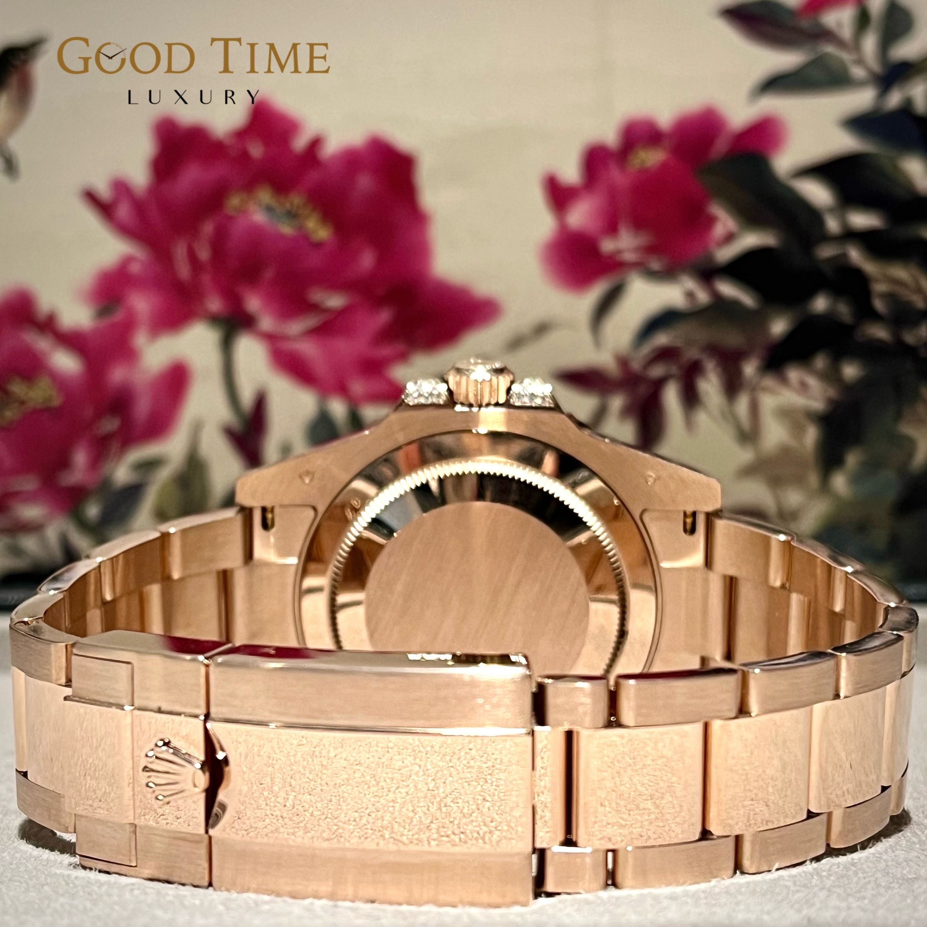 2021 Rolex Rose Gold GMT Master II SARU 126755SARU Factory Jewel