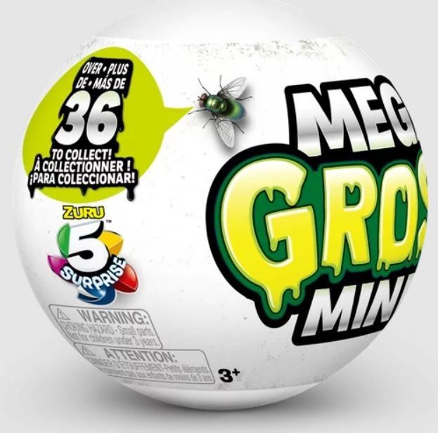 180/3件》Mini Brands Mega Gross Minis Novelty & Gag Toy by ZURU