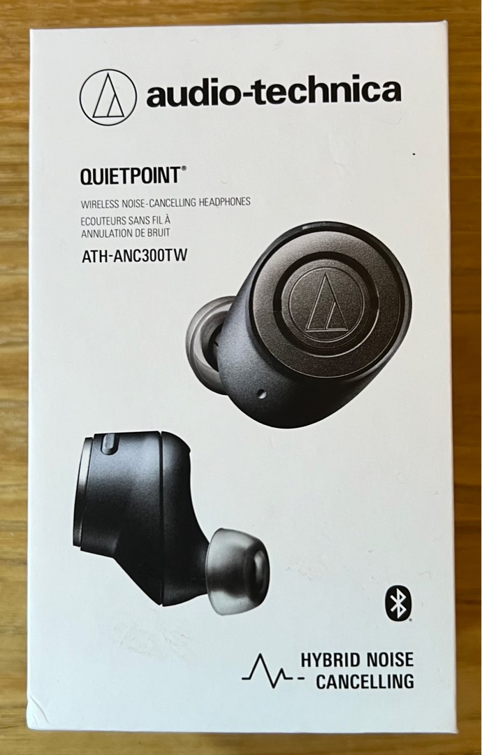 Audio Technica ATH-ANC300TW Wireless Noise Cancelling IPX2-