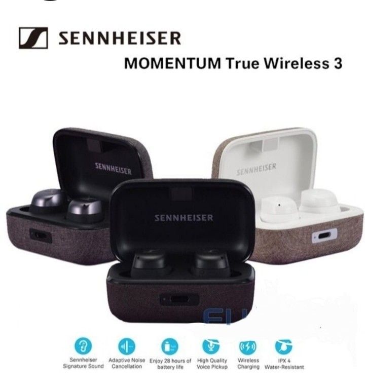 2 SENNHEISER MOMENTUM TRUE WIRELESS 3 BLUETOOTH V5.2