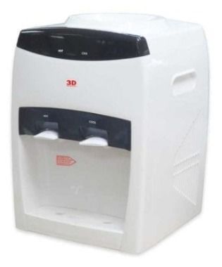 3D WD-570ECT Mini Table Top Hot & Cold Water Dispenser | White