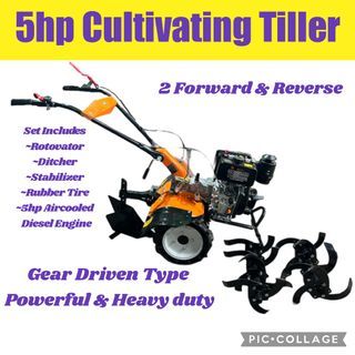 5hp Cultivating Tiller Diesel
