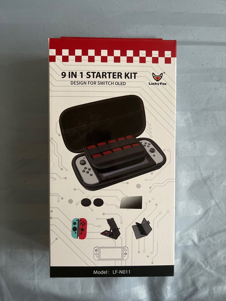Nintendo Switch OLED Accessories 9 in 1 Starter Kit, Mobile Phones