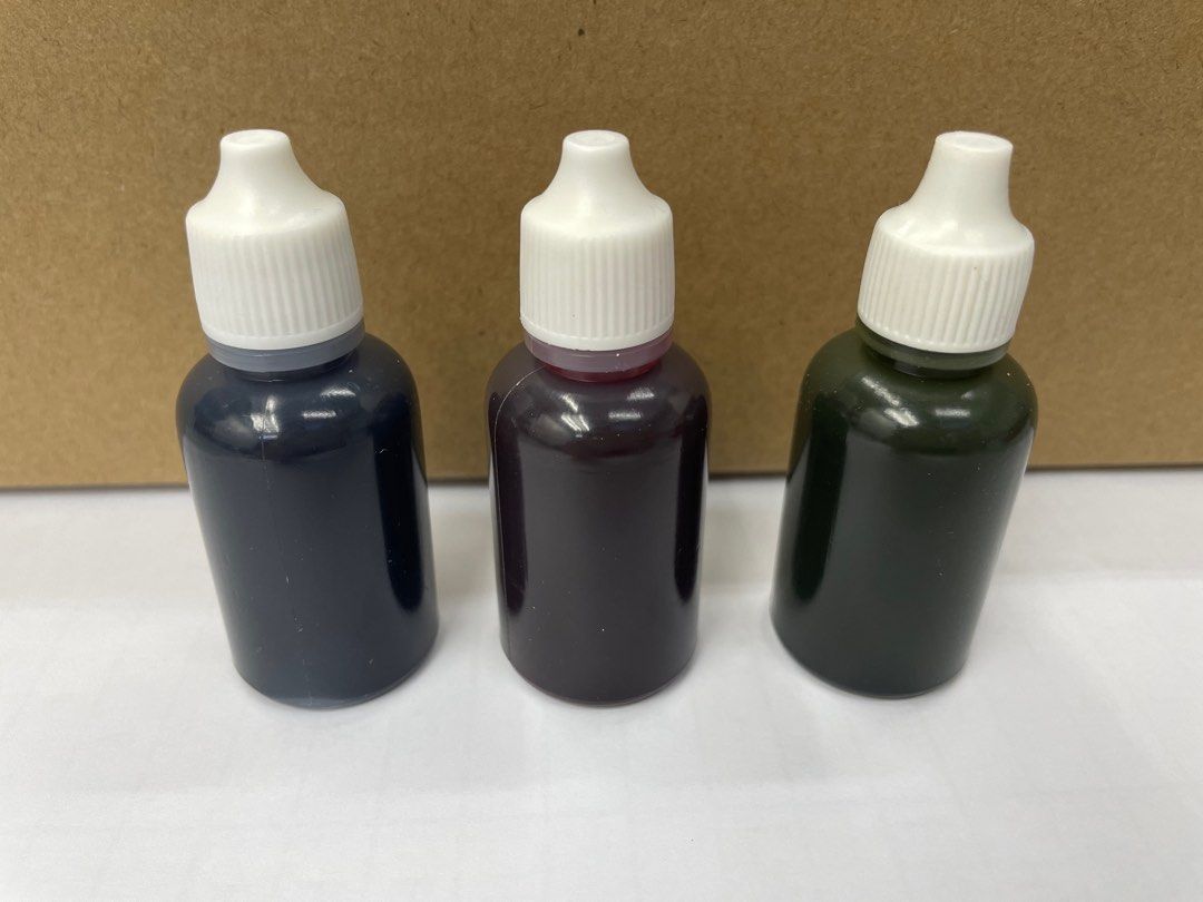 印章補充墨水(20ml), 興趣及遊戲, 手作＆自家設計, 文具- Carousell