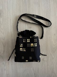 *手作* 動物方格 束口包/斜背包