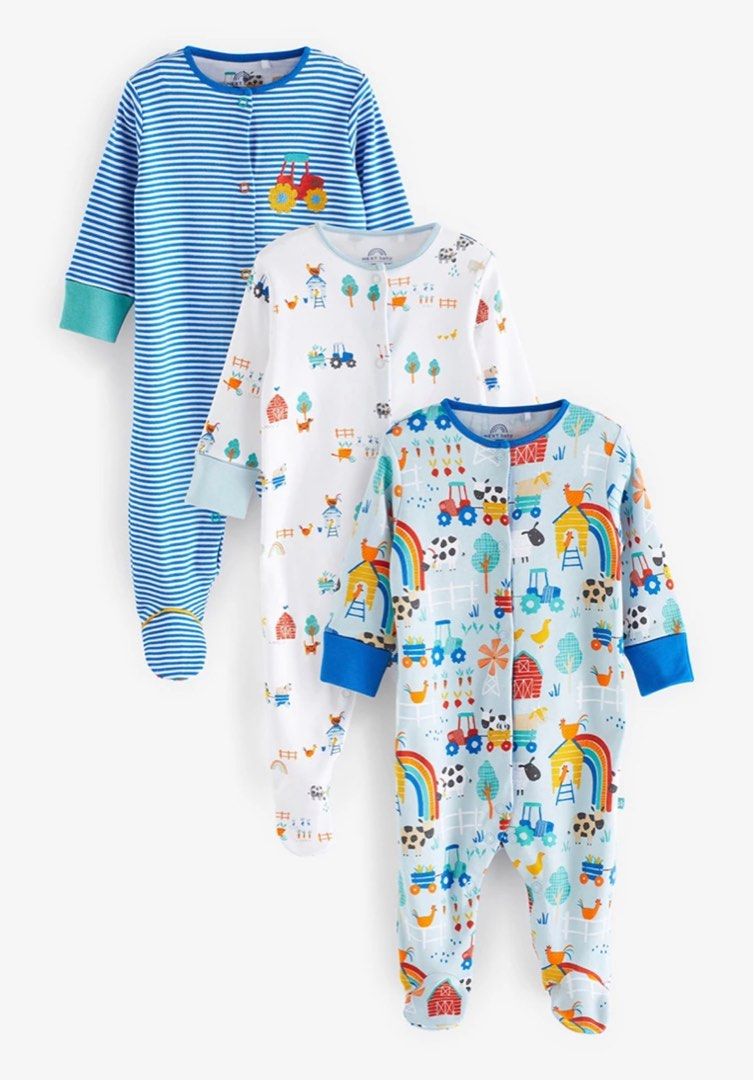 Baby boy top sleepsuits uk
