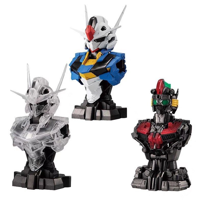 ✅ Gundam Aerial - Mobile Suit MS Mechanical Bust 03 Bandai Gachapon Mobile Suit Gundam ( Mechanical Bust 3 ) (Category: Gundam Model Kits) located in Singapore. Submitted by gundamhobby (Listing ID 1257068851, Image 3). Description: Gundam Aerial - Mechanical Bust 03 (Set of 3) • 1. Gundam Aerial Armor (Color ver.) • 2. Gundam Aerial Armor (Mechanical Clear) • 3. Inner Frame (Luminous Unit included) ✅ Only for sale as a complete set (Gashapon cap