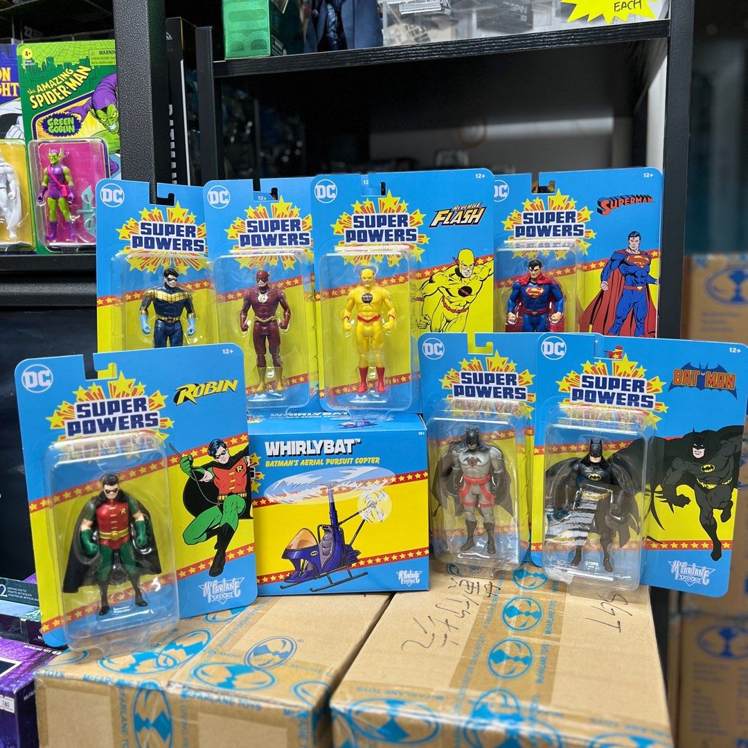 5 DC Super Powers Actionfiguren – Batman, Flash,  Produktbild-Vorschau 1