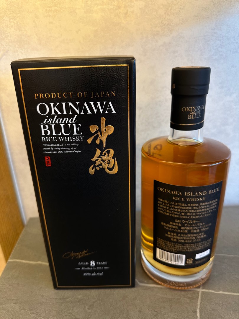 OKINAWA BLUE rice whiskey 700ml 40度-