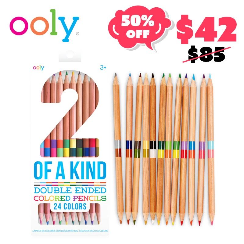 2 of A Kind - Double Ended Colored Pencils