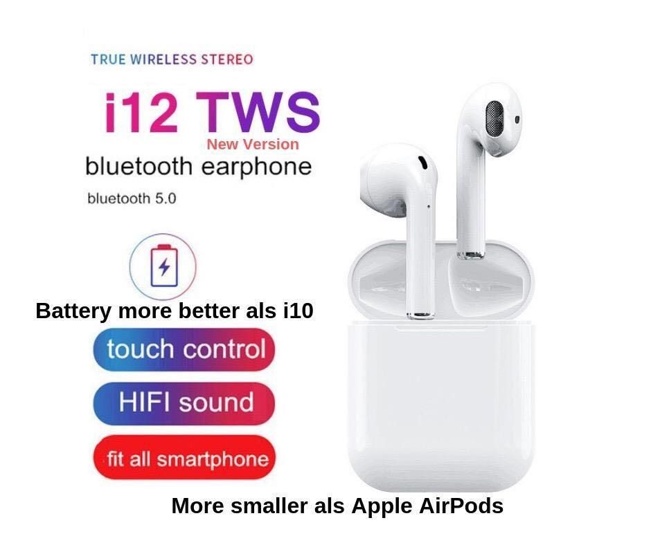 I12 tws hotsell airpods volume control