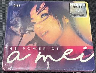 張惠妹 The Power of A-Mei SACD (限量編號版) 靚號 0883 首批編碼版德國壓碟 （*高音質靚聲 CD,可於何CD機播放）絕版全新未開封完美收藏品 *代友出售