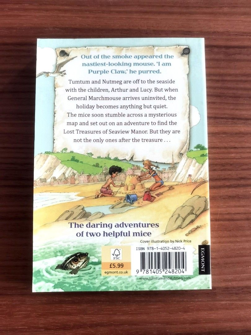 A Seaside Adventure Children Story Book By Emily Bearn Tumtum Nutmeg