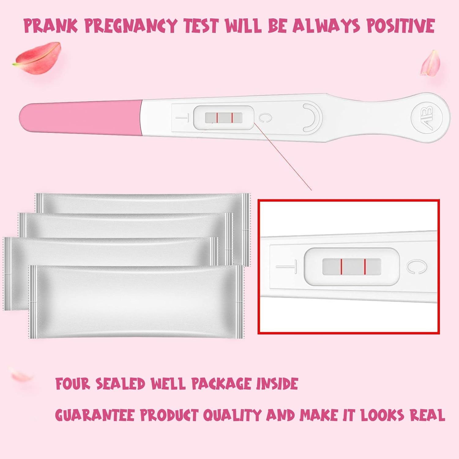 Acessorz Fake Prank Joke Pregnancy Test Always Positive April Fool's