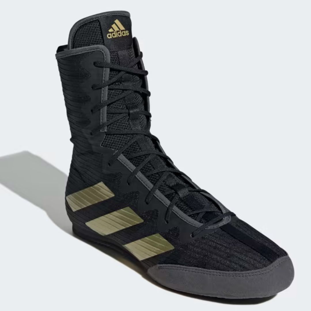 ADIDAS BOX HOG 4 BOXING SHOE GZ6116 BLACK GOLD Men s Fashion