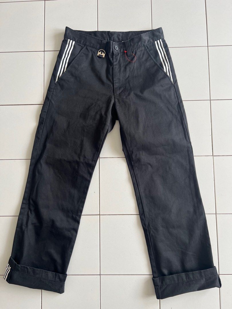 Adidas black outlet chino pants