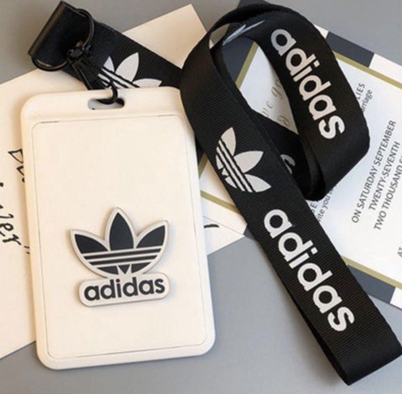 pink adidas lanyard