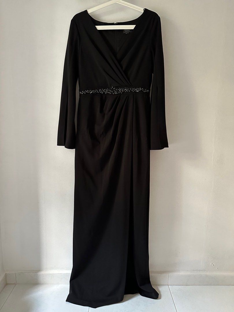 Adrianna Papell Black Gown Women s Fashion Dresses Sets