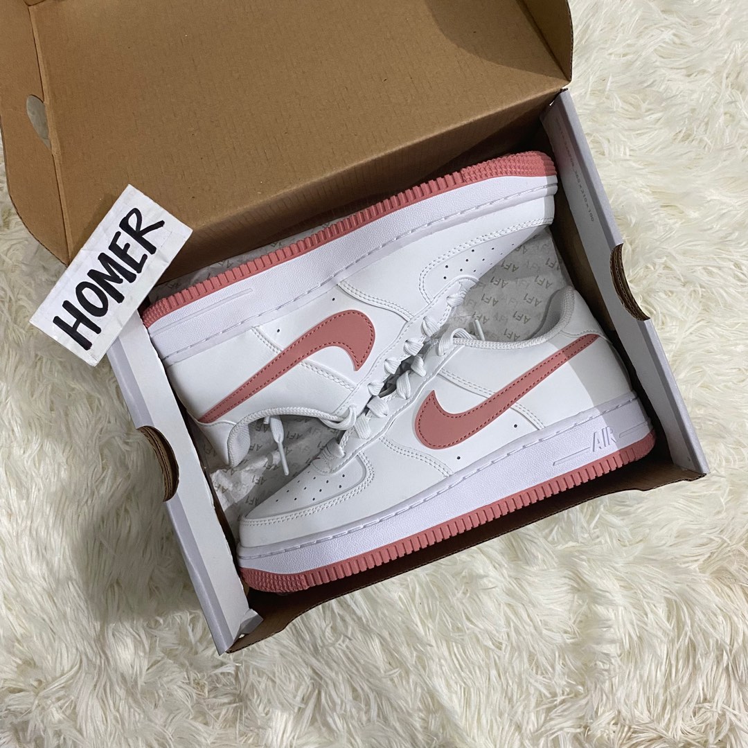 nike air force 1 red stardust