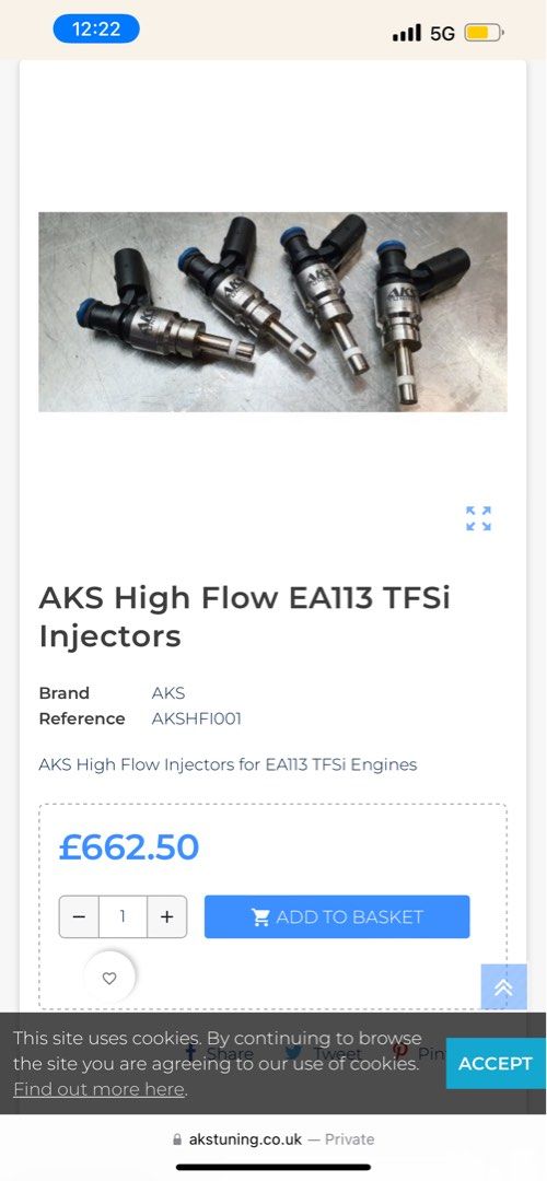 Aks tuning injectors ea113, Car Accessories, Accessories on Carousell