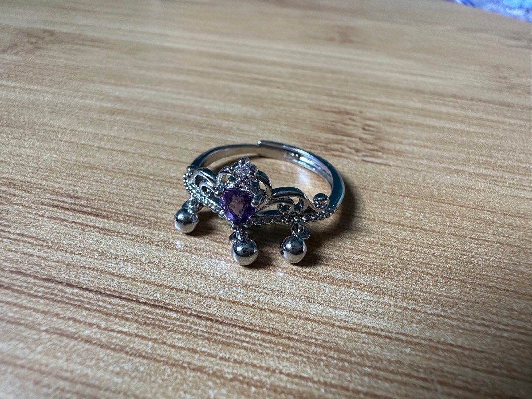 Purple crown clearance ring