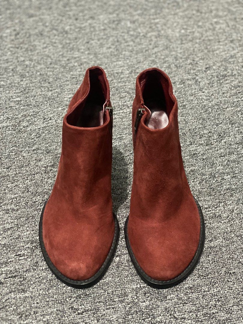 Ann demeulemeester red boots store