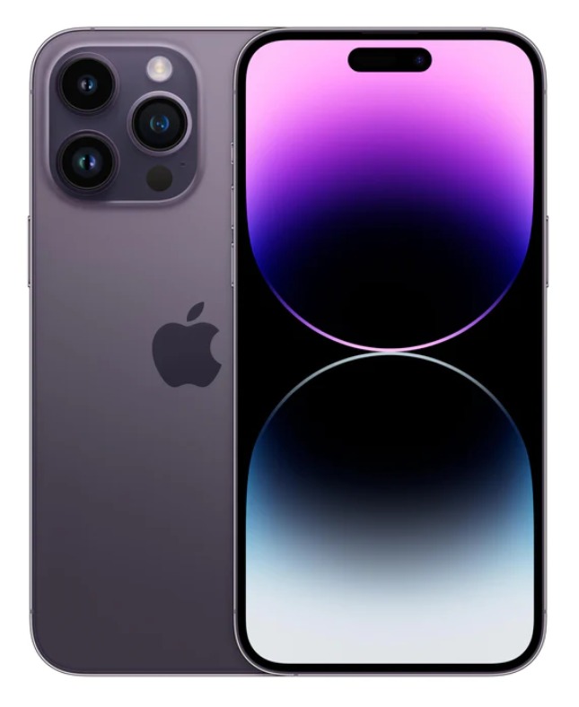 Apple iPhone 14 Pro Deep Purple 128GB Smartphone, Mobile Phones ...