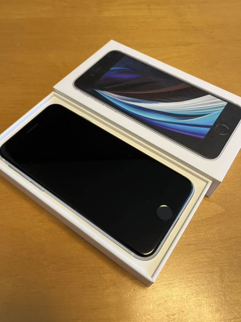 Apple iPhoneSE （第2世代） 64GB iOS16.2 White, 手提電話, 手機