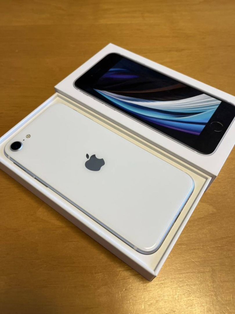 Apple iPhoneSE （第2世代） 64GB iOS16.2 White, 手提電話, 手機