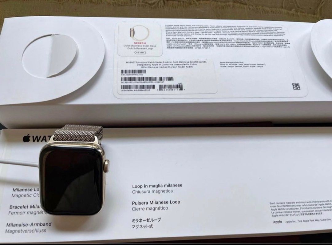 Apple Watch Series 44mm Stainless Steel, Mobile Phones  Gadgets,  Wearables  Smart Watches on Carousell